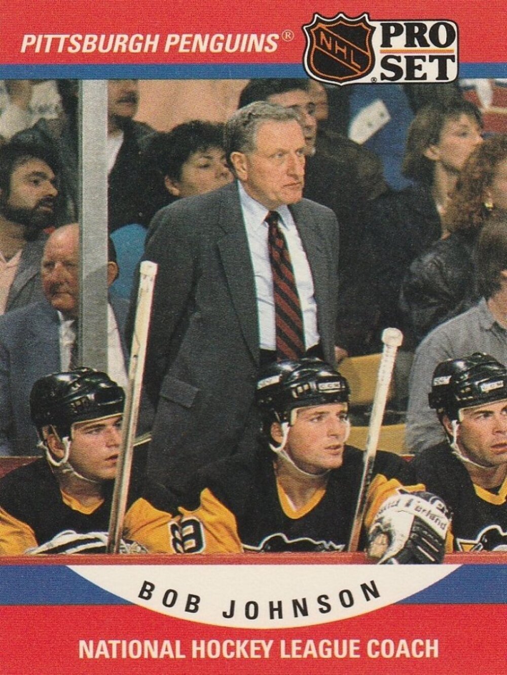 Bob Johnson Hockey Card